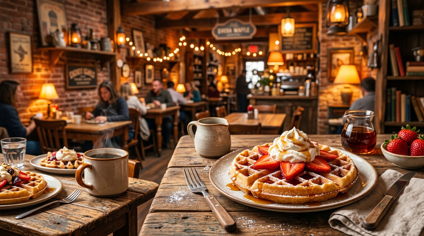 D'Pera Waffle Cafe lezzetleri